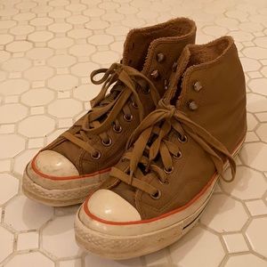 SOLD Faux Fur Lined Converse AllStar Hi-Tops!